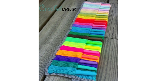 Crochet Hook Holder Case Pattern and Video Tutorial Free - Your Crochet