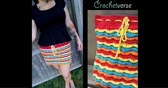 Free Crochet Fireworks Skirt Pattern & Cotton Yarn Dye Setting Tutorial!
