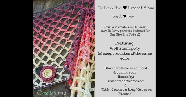 Get Ready for The Lattice Rose Crochet Along  – Sneak Peek!