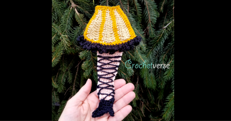 FREE Leg Lamp Applique – Ugly Sweater?! Ornament?! Stocking?!