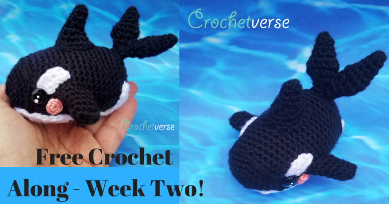Orca Whale Crochet Along – Week Two – German