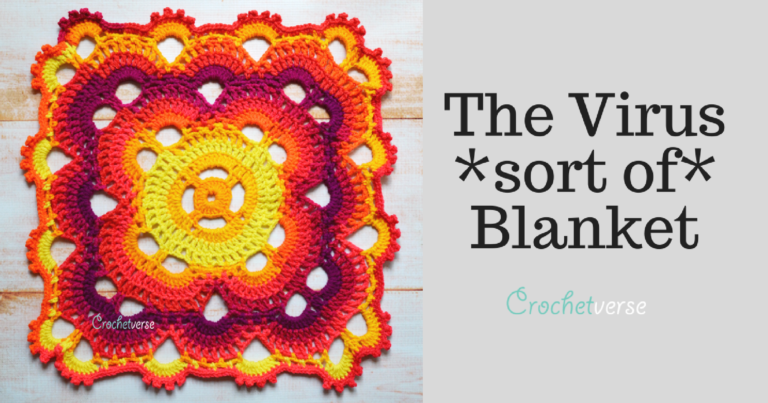 Free “Virus (sort of) Blanket” Crochet Pattern
