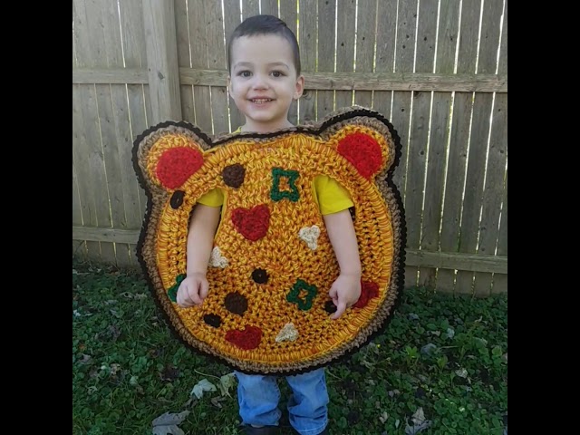 Crochet “Mickey Mouse Pizza” Costume! (Video)