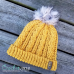(using AllAboutAmi Cable Hat Pattern