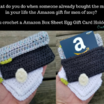 Amazon Box Sheet Egg Gift Card Holder