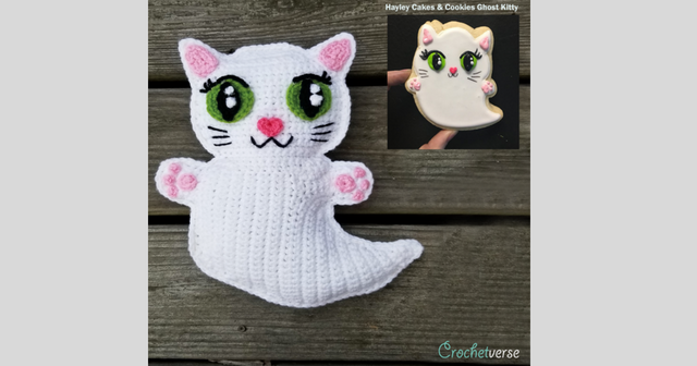 Free Ghost Kitty Ragdoll Crochet Pattern!