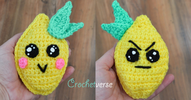 Free Pucker Up/Sour Puss Crochet Lemon Pattern