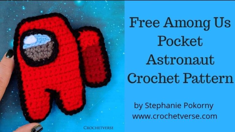 Among Us Pocket Astronaut Crochet Free Pattern