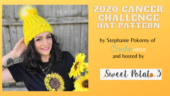 2020 Cancer Challenge Crochetverse Hat Pattern