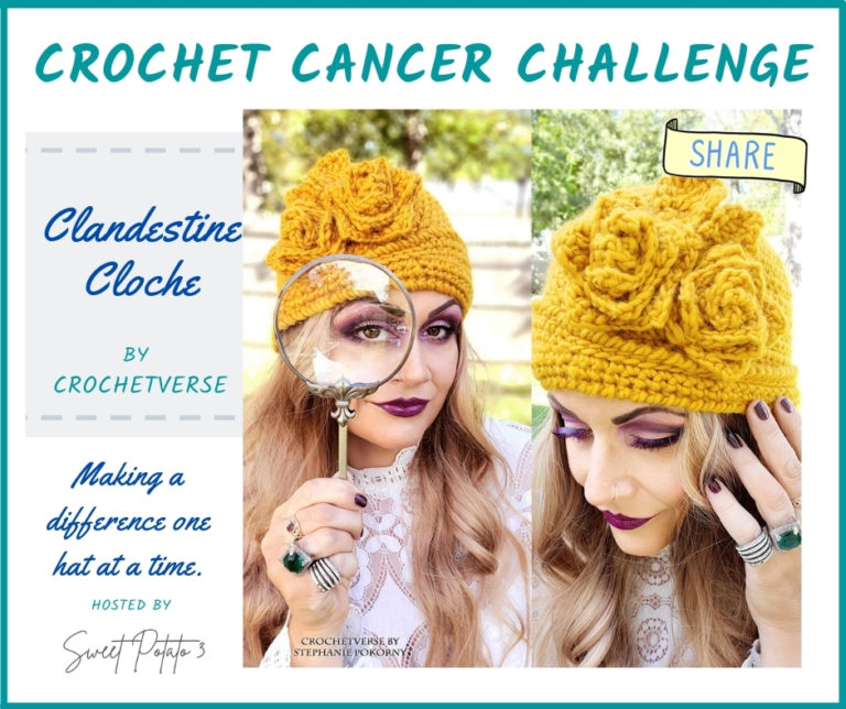 CancerChallenge2021 Crochetverse Clandestine Cloche